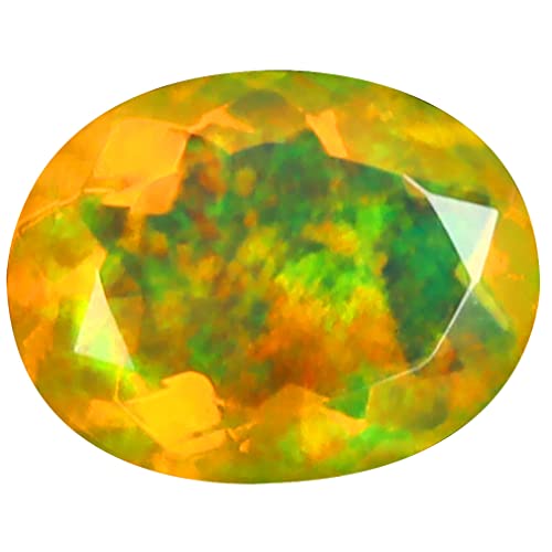 Opale arc-en-ciel 1.73 ct pierre précieuse naturelle ovale 10x8mm pour bague éthiopienne