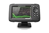 Lowrance HOOK Reveal 5 SplitShot - 5-inch Fish Finder with SplitShot Transducer, Preloaded C-MAP US Inland Mapping