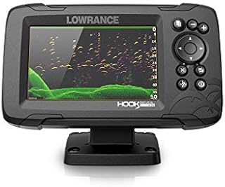 Lowrance HOOK Reveal 5 SplitShot - 5-inch Fish Finder with SplitShot Transducer, Preloaded C-MAP US Inland Mapping