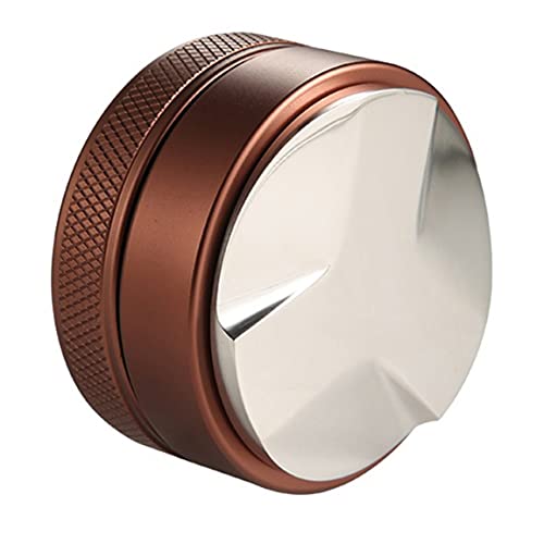 OocciShopp Tamper de café, 49 mm Distribuidor de café Tamper de café Distribuidor de Martillo de Polvo de expreso Ajustable Nivelador de manipulación de café (Fondo de Tres pulpas) Cover