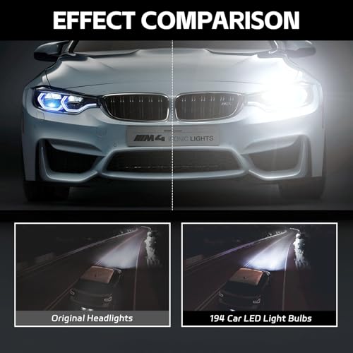 30 Bombillas LED para Auto T10 194 Interior Blanco miniatura 5
