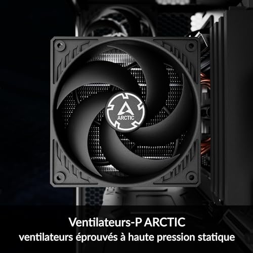 Image of ARCTIC Freezer 36 - Single-Tower CPU Cooler with Push-Pull, Two Pressure-optimised 120 mm P Fans, Fluid Dynamic Bearing, 200-1800 RPM, 4 Heatpipes, incl. MX-6 Thermal Compound