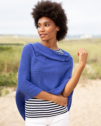 Image of CLAUDIA NICHOLE Womens 100% Cashmere Dress Topper - Cashmere Poncho Wrap