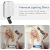 ALTSON 60 LED Portable Selfie Light Video Conference Lighting with Clip & Camera Tripod Adapter Rechargeable 2200mAh CRI 97+, 3 Light Modes for Phone iPhone Webcam Laptop Photo Makeup