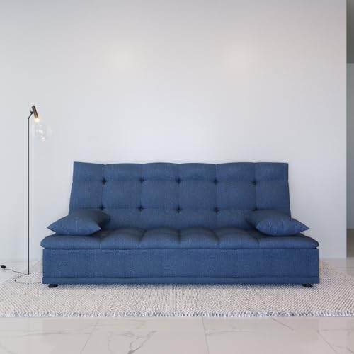 Sofa Cama Azul marca LASE MUEBLES