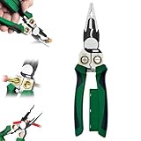 Avec détection de courant : la pince à dénuder est également livrée avec une fonction de détection de courant, qui peut mesurer la tension 12-250 V CA et CC. Réduisez le temps de résolution des problèmes et améliorez votre efficacité au travail.