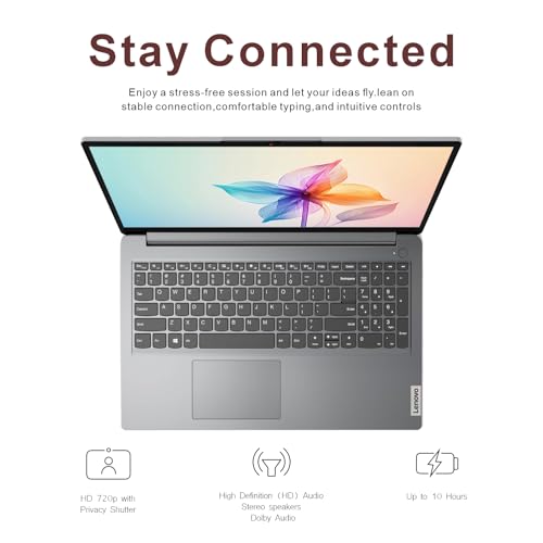 Image of Lenovo IdeaPad 15.6 inch Laptop Computer for Business and Student | Intel Core | 1 Year Office 365 | 36GB RAM | 1TB SSD + 128GB eMMC | 1TB Cloud Storage | 11HR Battery | Win 11 | WOWPC Recovery USB