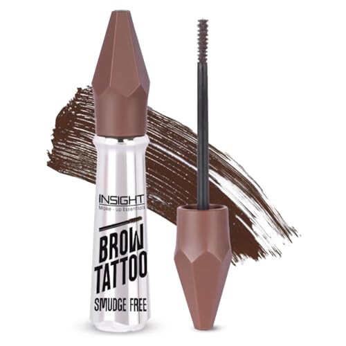 INSIGHT Cosmetics Brow Tattoo – Brown|Natural Finsh|Long Lasting|Smudge Free|Transferproof|Sculpts & Defines-5 g