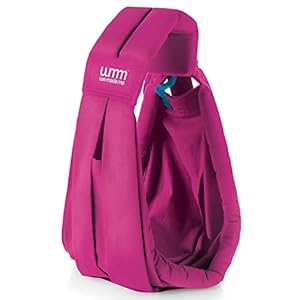 We Made Me Smile Lite Baby Sling, Five Carry Positions, from 3.6-15.9kg, Fuschia
