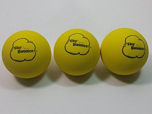 SKY BOUNCE Yellow Handball/Racquetball Set Of 12 (1 Dozen) Racket Ball by Sky Bounce