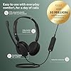 Jabra Evolve 10 Wired Headset with Noise-Cancelling Microphone for PC/Laptop Use – Easy USB-A Setup - TCO Certified – Lightweight Design - Inline Call/Volume Controls for Online Meetings - Black #1