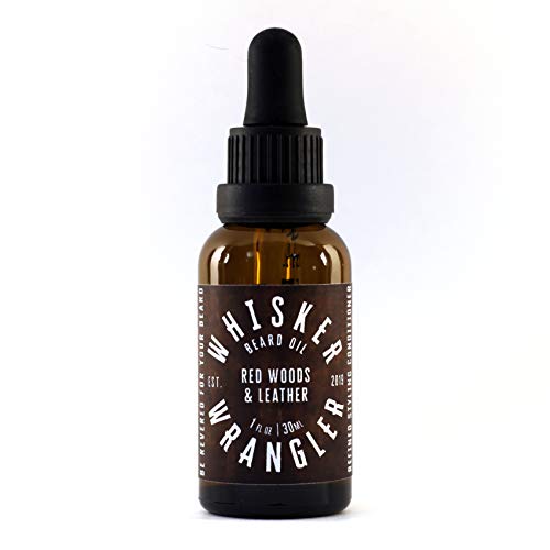 PREMIUM ORGANIC Beard Oil | Redwood Ember and Cedar Leather scent