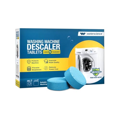 WaterScience Quick Action Washing Machine Cleaning Tablets (Pack ...