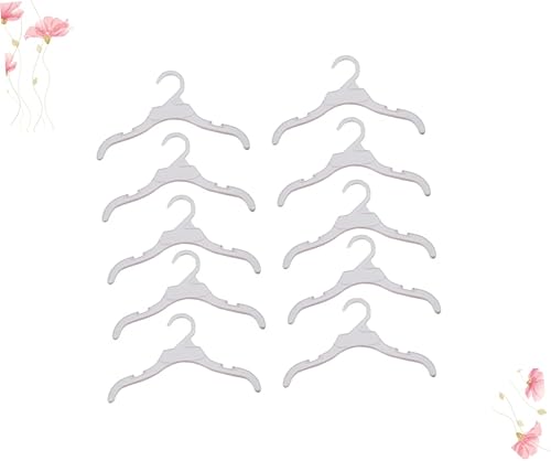 Miniatura 5 de Balacoo 10pcs Muebles para Kids Clothes Hangers Ornament for Kids Dog Clothes Hangers Plastic Coat Hangers for Kids Clothes Puppy Clothing Hangers