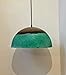 Handmade Green Patina Copper Pendant Light, Oxidized Dome Ceiling Light, Solid Rustic Copper Farmhouse Kitchen Island Light Fixture