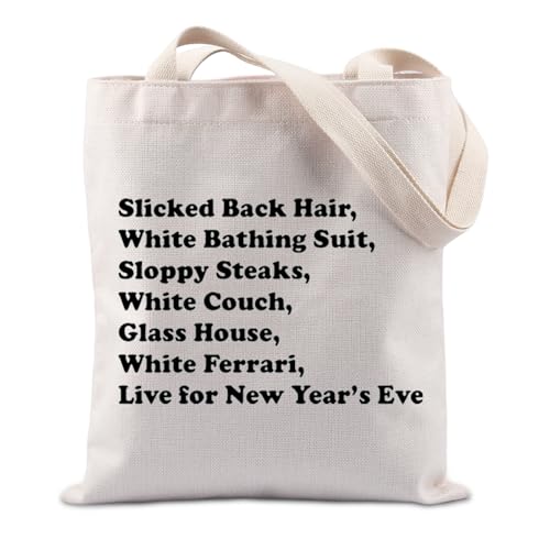 TV Show Inspired Gift Sloppy Steaks Gift Truffoni's Steaks ITYSL Fans Gift Robinson Fans Gift Tote Bag (Slicked Back Hair)