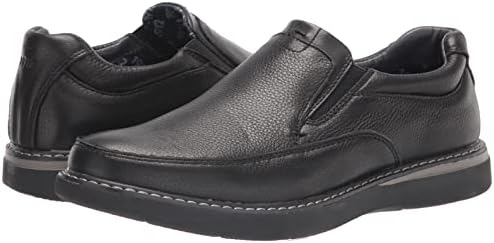 Nunn Bush Men's BAYRIDGE Moccasin Toe Slip ON Lightweight Leather Loafer, Black, 10.5 Wide | Image 6