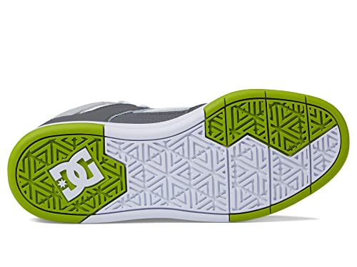 Dc Cure Casual High-Top Boys Skate Shoes Sneakers Grey/Lime Green 5.5 Big Kid M #TOP2
