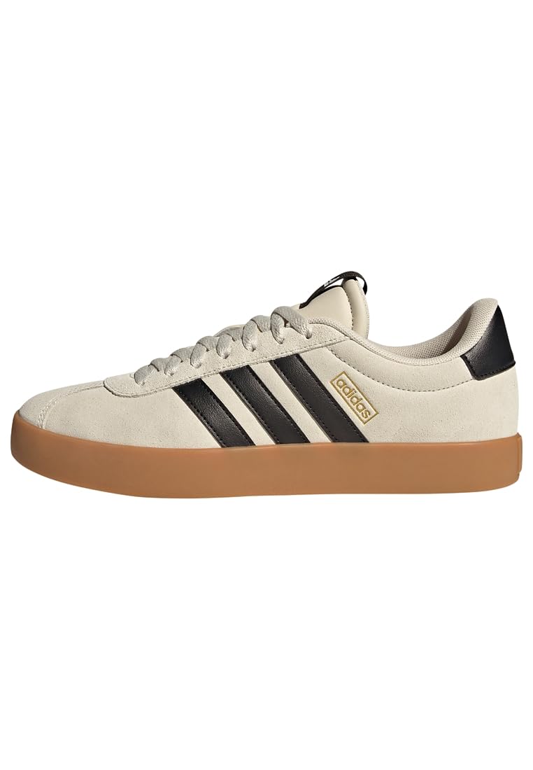 adidas Men's Vl Court 3.0 Shoes, Alumina/Core Black/Gold Metallic, 6.5 UK