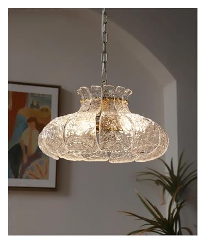 Lampe à manger en verre rétro compatible chambre et suspension de bar