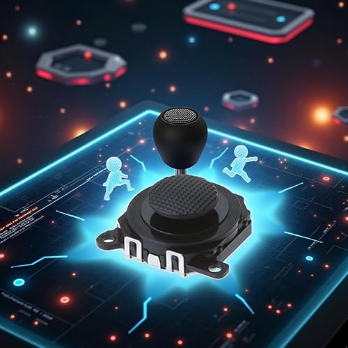 Image of Black Replacement Parts Analog 3D Button Thumbstick Stick Joystick Rocker with Cap for PSP 1000 1001，Accessories，PSP Accessory Kits