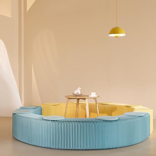 Banc en papier extensible pour accueillir vos invités sans encombrer l'espace - 5