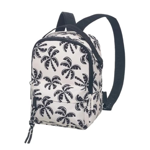 Mochila Farm Borogodó Coqueirada Cor Off white