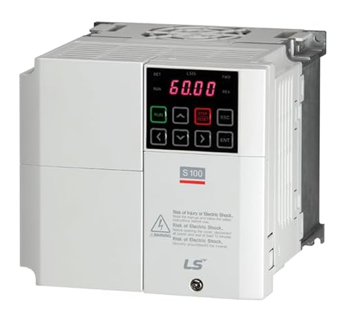 LS Electric LSLV0015S100-1EONNS S100 Series VFD | 1.5 kW (2 HP) | 200-240 V Single Phase Input → Three Phase Output | Industrial Automation Inverter