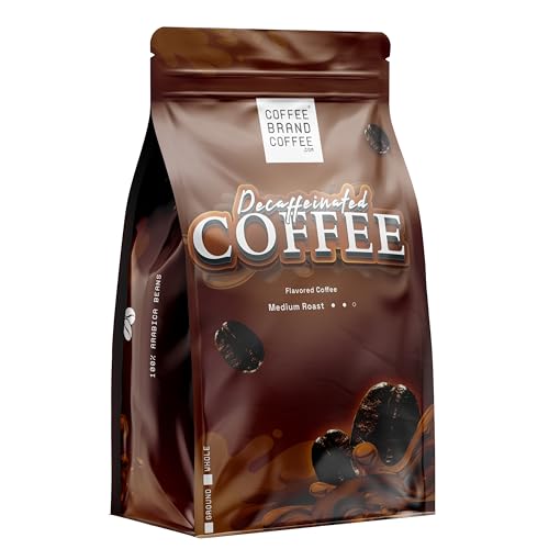 Medium Roast Decaffeinated Ground Coffee Brand Coffee – Rich Flavor,
