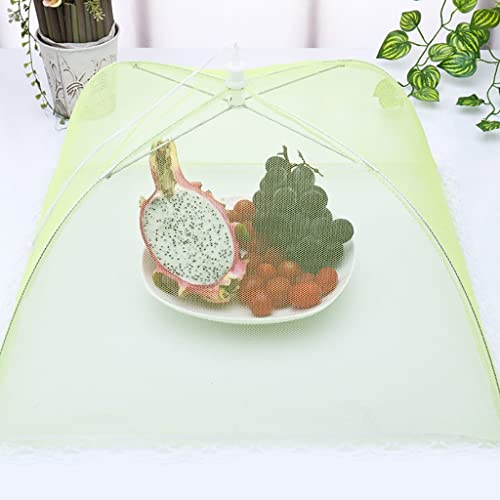 Cubierta de alimentos JFDBGU tipo carpa cúpula con malla doblada bicolor 5