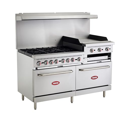 Comparison: Best 60 Inch Stove 7 Kratos Commercial Gas Range, 60