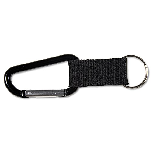 Porte-clés mousqueton Advantus 75556 avec sangle et anneau fendu