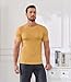 CF Men's Undershirts Bamboo Rayon Moisture-Wicking Crewneck T-Shirts for Men Slim Fit Tees Cool & Dry Undershirts 3 or 5 Pack(5A,2XL)