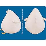 OUKEYI Lustiges Plüsch-Möwenkissen, Simulation, süßes fettes Huhn-Puppenspielzeug, weiches gefülltes Kissen, Huhn-Plüschkissen, Bodenmatte, Kawaii-Festivalgeschenke (40 cm)