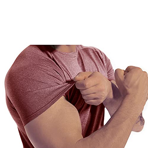 Men's 3Pack Dry Fit Workout Gym Short Sleeve T Shirt Moisture Wicking Active Athletic Performance Running Shirts(Bkgybu Xl) #TOP4