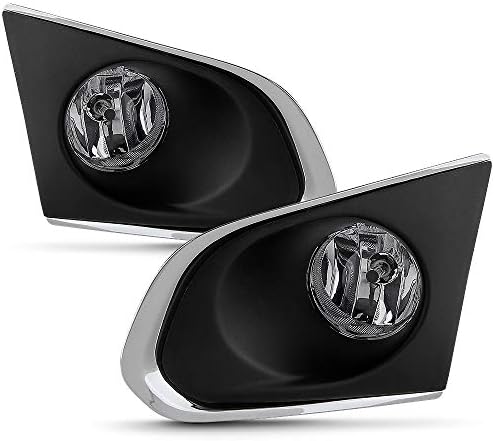Autozensation Front Fog Lights With Bezels For 2015-2017 Jeep Renegade - Halogen, Pair, H8 Bulbs - View #4