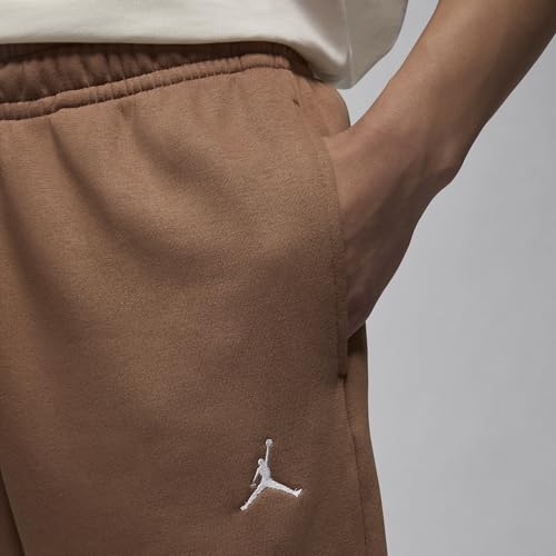 Pantalon doux Jordan Brooklyn marron archéo et blanc