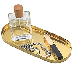 Mirror Gold Oval 3.7''x9''