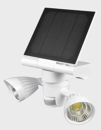 Preisvergleich Produktbild Heitech Solar LED Doppelstrahler mit Bewegungssensor