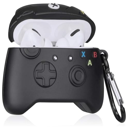 Image of YODI Case Cover for Airpods Pro|Pro 2|Airpods Pro 3|Airpods 4 Pouch, Silicone Cases with Cleaner Kit 360 Drop Protection,Shock-Resistant ((Gaming-Pad Black), Airpods Pro /Pro 2)