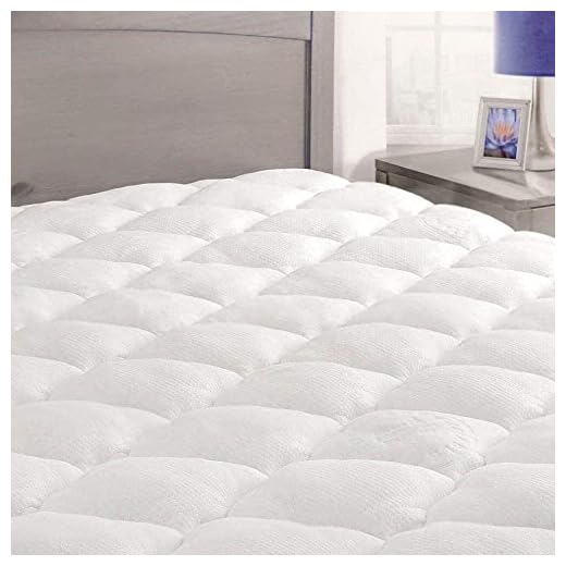 ExceptionalSheets Bamboo Mattress Pad with Fitted Skirt - Extra Plush Rayon from Bamboo Cooling Topper - Hypoallergenic - Made in The USA, Full Size