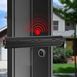 Patio Door Security Lock with Alarm,High Security French Double Door Lock,Anti-Theft Patio Door Locks,French Door Security Lock for Double Conservatory Doors Lock (Black)