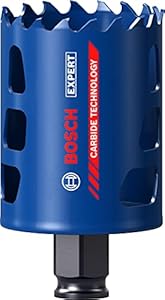Bosch 1x EXPERT Tough Material Lochsäge (für Holz mit Metall, Ziegelstein, Ø 54 mm, Professional Zubehör Bohrmaschine/Schrauber)