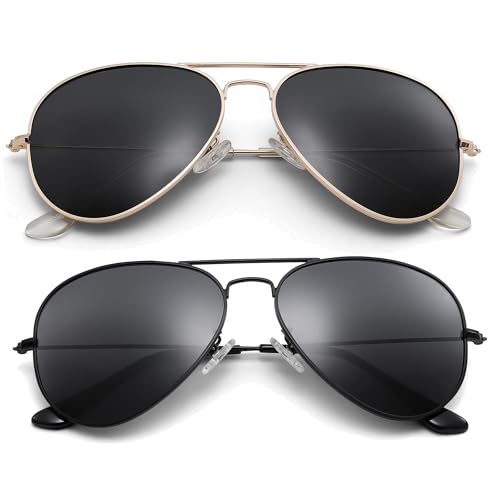 Image of Pro Acme Aviator Sunglasses for Men Women Classic Polarized UV400 Protection