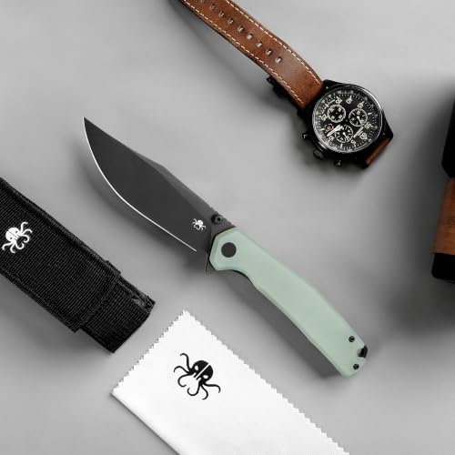 Image of Lancet Pocket Knife, Swedish 14C28N EDC Knife, G10 Folding Knives