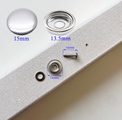 Pince à boutons-pression avec vis à pression pour bâche toile et bâche bateau - 3