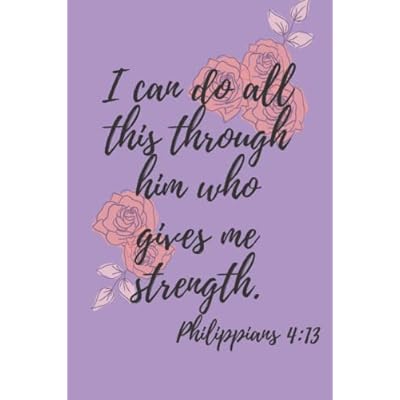 I can do all this through him who gives me strength