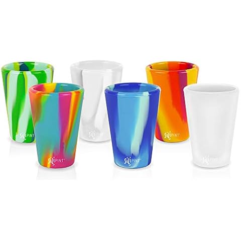Juego de Vasos de Chupito de Silicona Silipint Cover