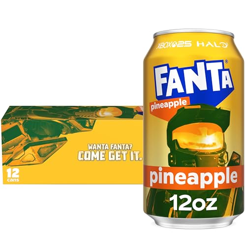 Fanta Refresco con Gas, Sabor Piña - Paquete de 12 x 355 ml - Total: 4260 ml