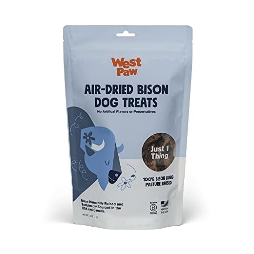 WEST PAW Bison Lung Dog Treats